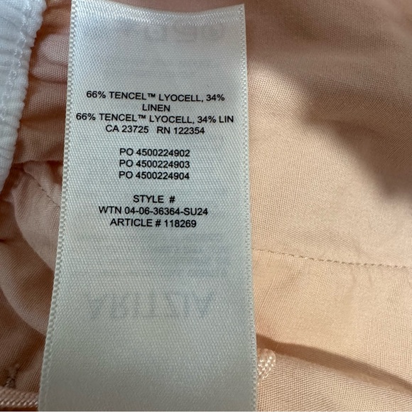 Wilfred Aritzia CruiseLinen The Lodge Pant Women Small Wide Leg Pull On - Picture 11 of 14